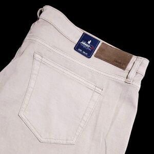NEW Johnnie-O Men's Lightweight Stretch 40x34 5-Pocket Pants Light Khaki $178